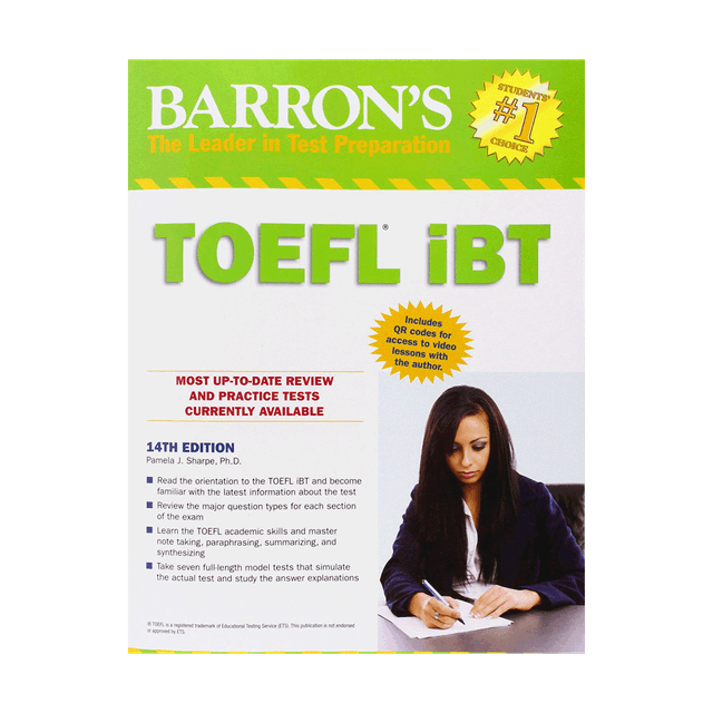 خرید کتاب Barrons TOEFL iBT, 14th Edition