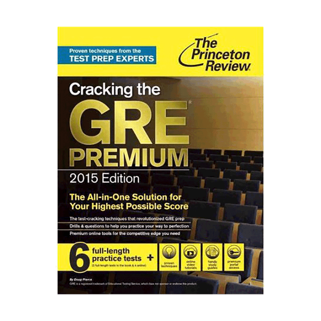 خرید کتاب Cracking the GRE Premium 2015