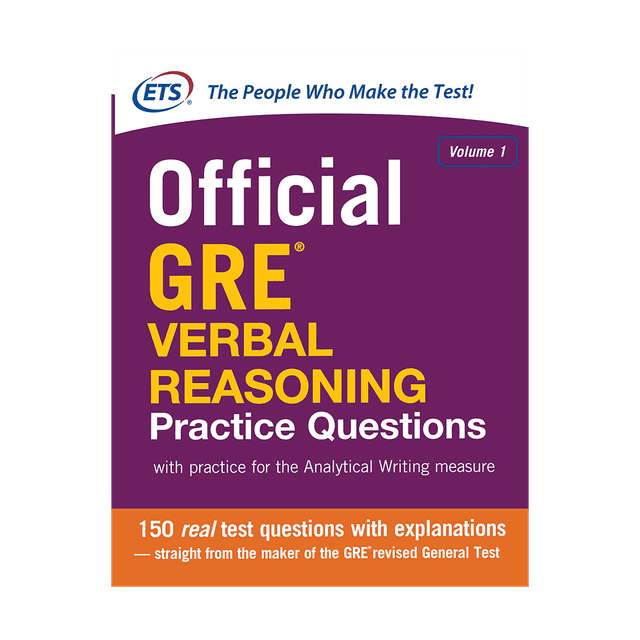 خرید کتاب Official GRE Verbal Reasoning Practice Questions