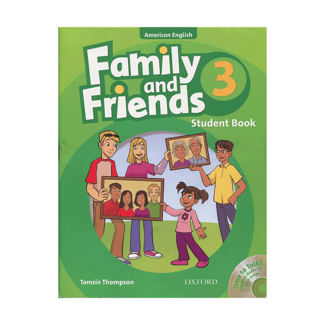 خرید کتاب American Family and Friends 3 Glossy Papers (SB+WB+CD)