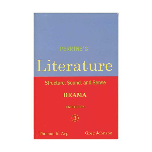 خرید کتاب Perrine's Literature 3 Drama: Structure, Sound, and Sense (9th Edition)