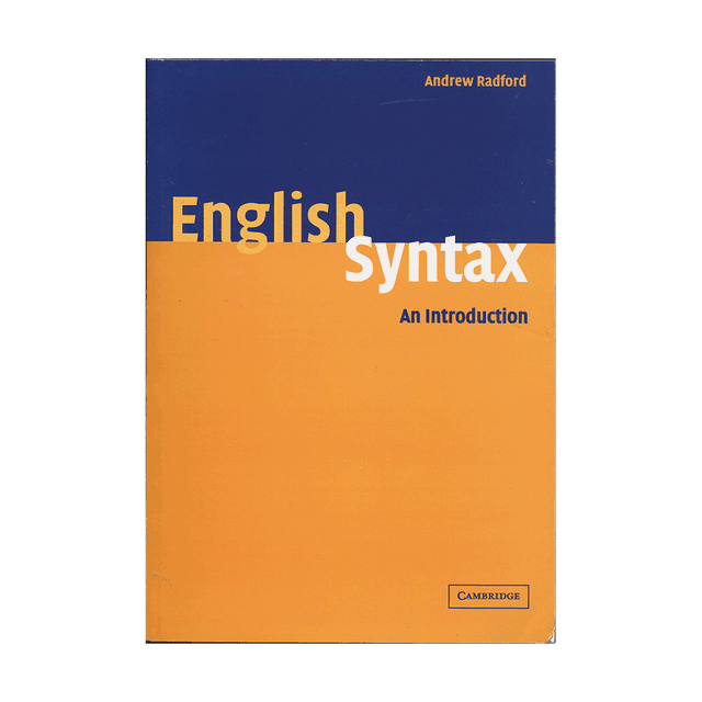 خرید کتاب English Syntax an inroduction
