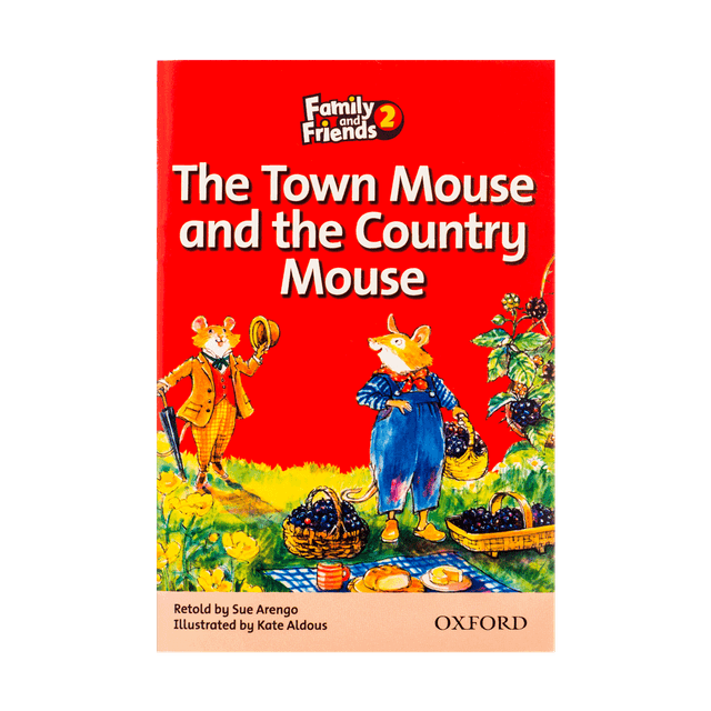 خرید کتاب Family and Friends Readers 2: The Town Mouse and the Country Mouse