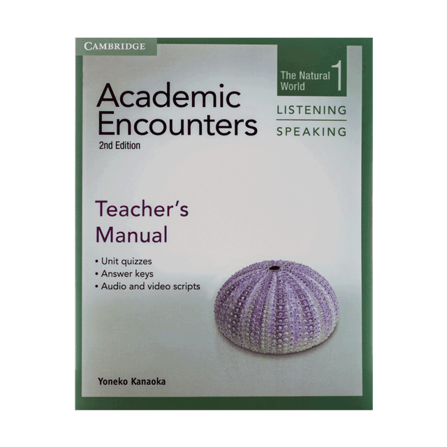 خرید کتاب Academic Encounters 1 - 2nd Listening and Speaking Teachers Manual