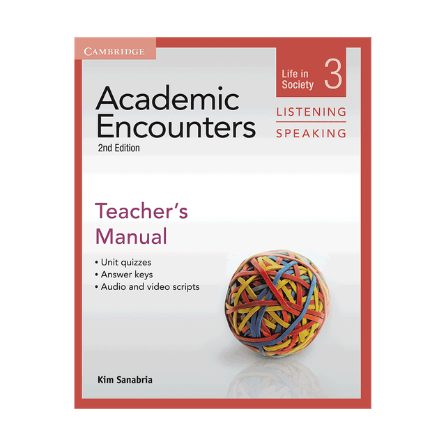 خرید کتاب Academic Encounters 2nd 3 Listening and Speaking Teacher's Manual