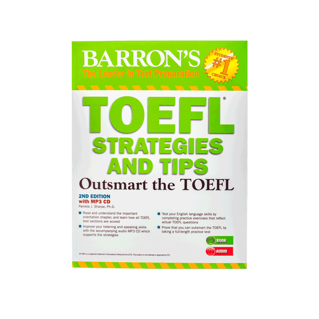 خرید کتاب BARRONS TOEFL Strategies and Tips second edition