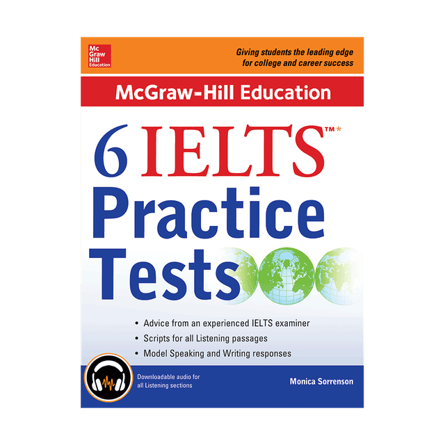 خرید کتاب McGraw-Hill 6 IELTS Practice Tests + CD