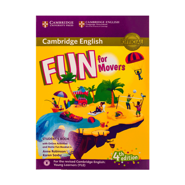 خرید کتاب Fun for Movers Students Book 4th+ Home Fun Booklet 4+CD