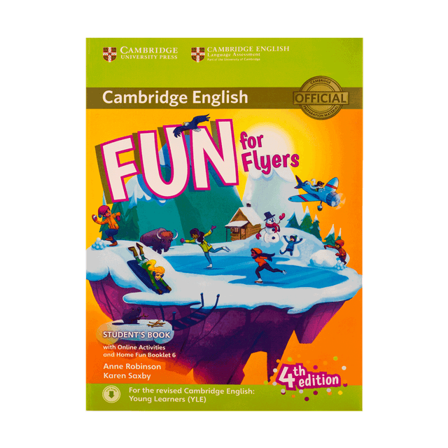 خرید کتاب Fun for Flyers Students Book 4th+ Home Fun Booklet 6