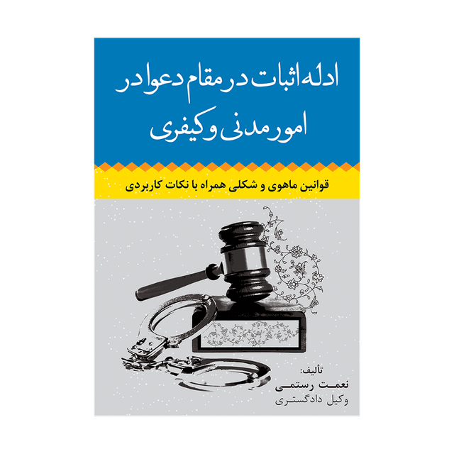 کتاب ادله اثبات در مقام دعوا در امور مدنی و کیفری