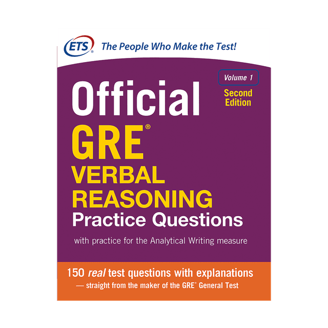 خرید کتاب Official GRE Verbal Reasoning Practice Questions (2nd)V1