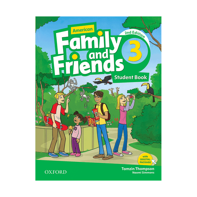 خرید کتاب American Family and Friends 2nd 3 (S+W+CD+DVD)