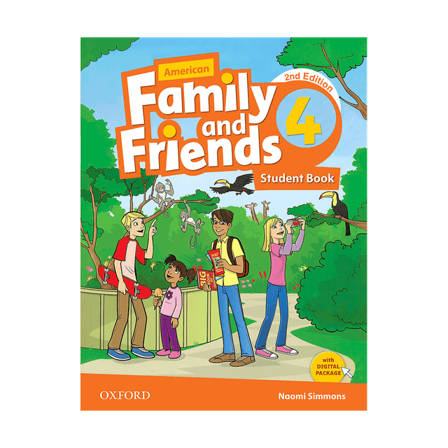خرید کتاب American Family and Friends 2nd 4 (S+W+CD+DVD)