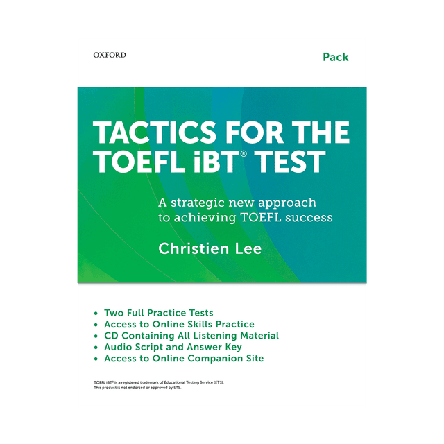 خرید کتاب Tactics For The TOEFL IBT Test+Booklet+CD