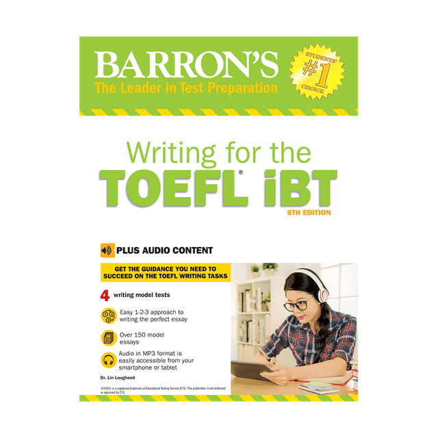 خرید کتاب Barron's Writing For The TOEFL IBT(6TH)+CD
