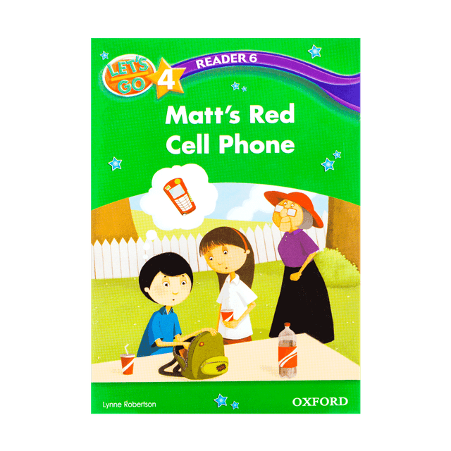 کتاب Lets Go 4 Readers Matts Red Cell Phone