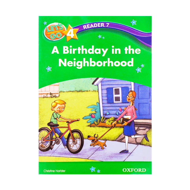 کتاب Lets Go 4 Readers A Birthday in the Neighborhood