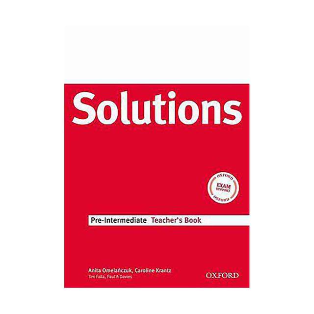 خرید کتاب Solutions Pre-Intermediate Teachers Book 3rd + CD