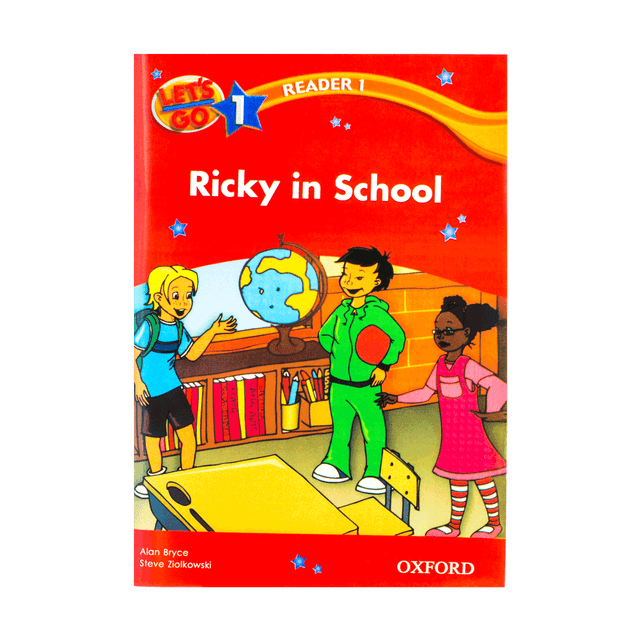 کتاب Lets Go 1 Readers Ricky in School