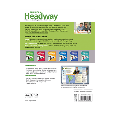 American Headway Starter Teachers Book 3rd Edition     BackCover