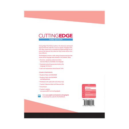 Cutting Edges New Edition Elementary Workbook     BackCover