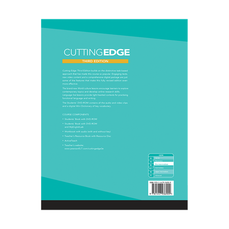 Cutting Edges New Edition Pre Intermediate Students Book     BackCover
