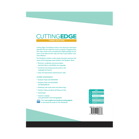 Cutting Edges New Edition Pre Intermediate Workbook     BackCover