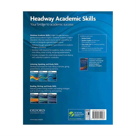 Headway-Academic-Skills---Listening---Speaking-and-Study-Skills-Level-3-Student-Book-----BackCover