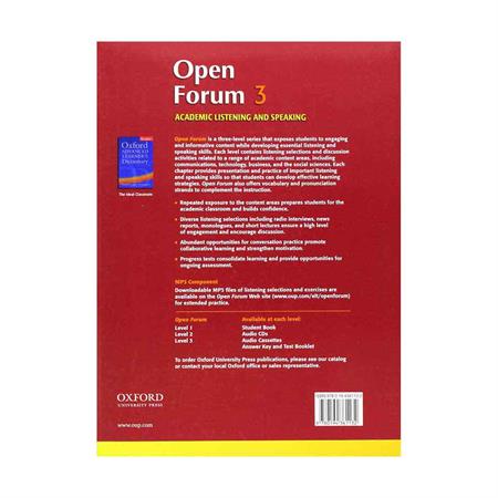 Open-Forum-3-Student-Book-with-Test-Booklet-back