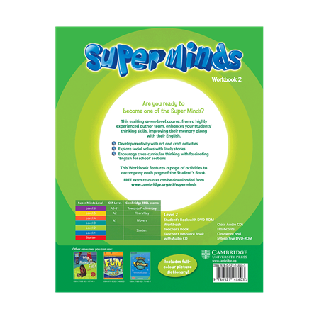 Super Minds 2 Workbook     BackCover