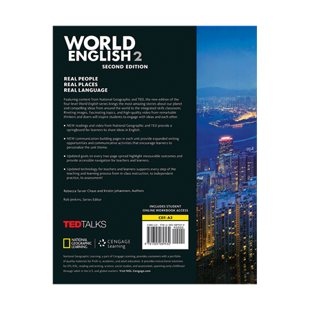 World English 2 2nd Edition Student Book     BackCover