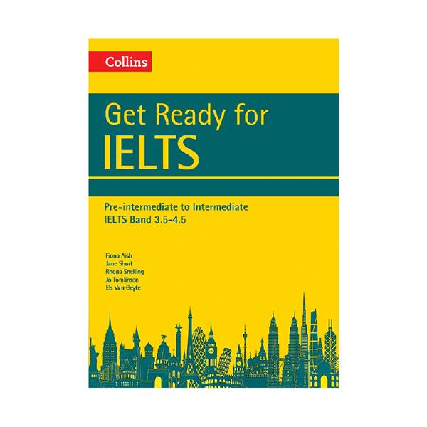 خرید کتاب Get Ready for IELTS (SB+WB+CD)Band 3.5-4.5