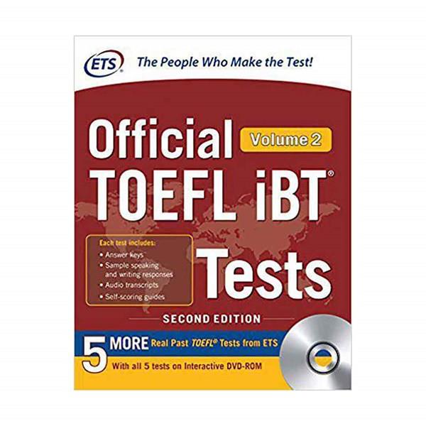 Ets Official Toefl Ibt Tests 2nd Volume 2 Dvd 7340