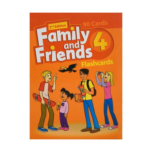خرید فلش کارتFlash cards Family and Friends 4 (2nd) 