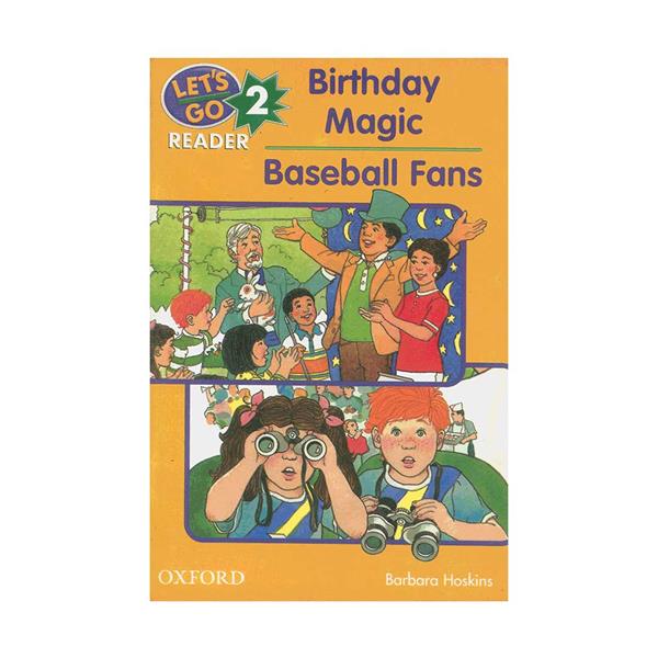 Lets Go 2 Readers Birthday magic Baseball fans english language learning book