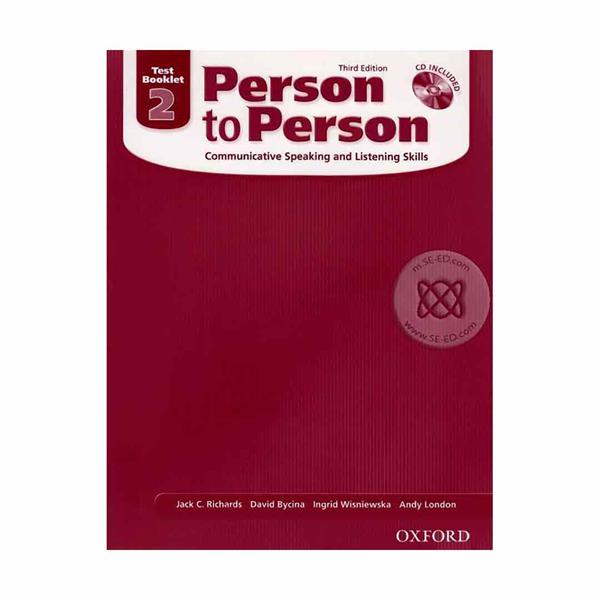 Person to Person 3rd 2 Test Booklet English Listening and Speaking