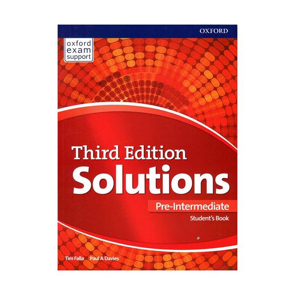 Solutions 3rd Pre Intermediate (SB-WB-DVD) English Learning Book