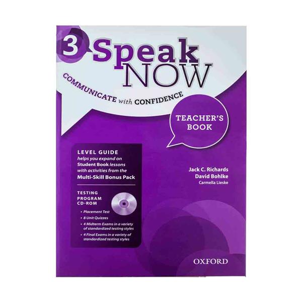 Speak Now 3 Teachers book