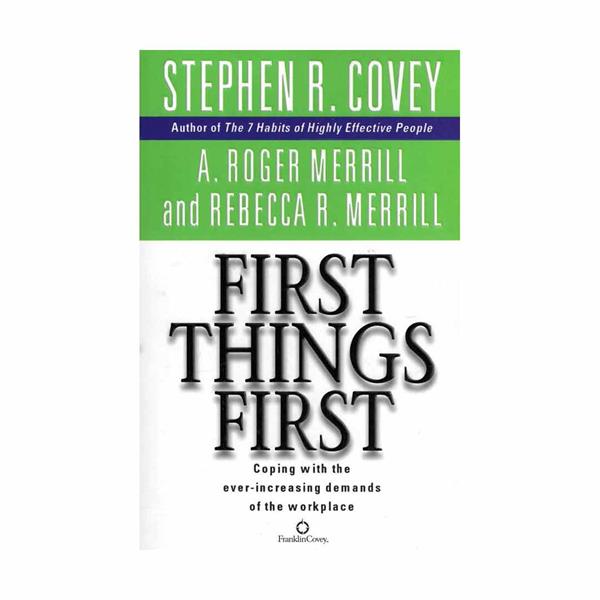 خرید کتاب First Things First