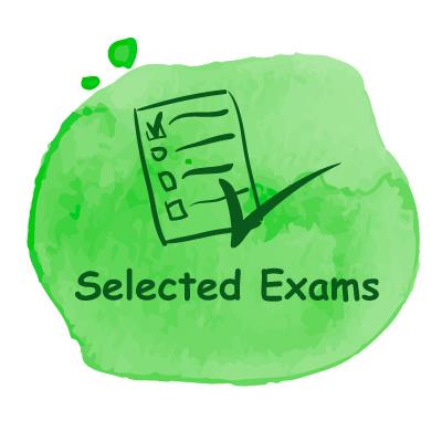 Selection of Exams