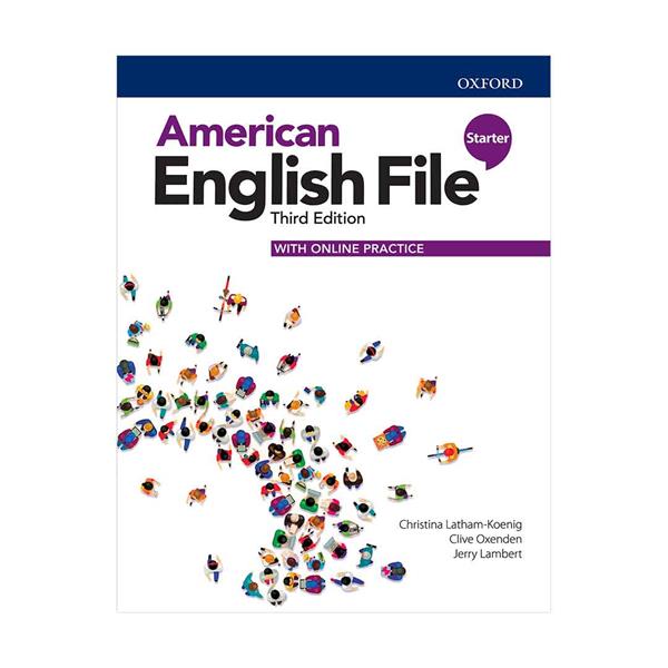 خرید کتاب American English File Starter Glossy Papers 3rd (SB+WB+DVD)
