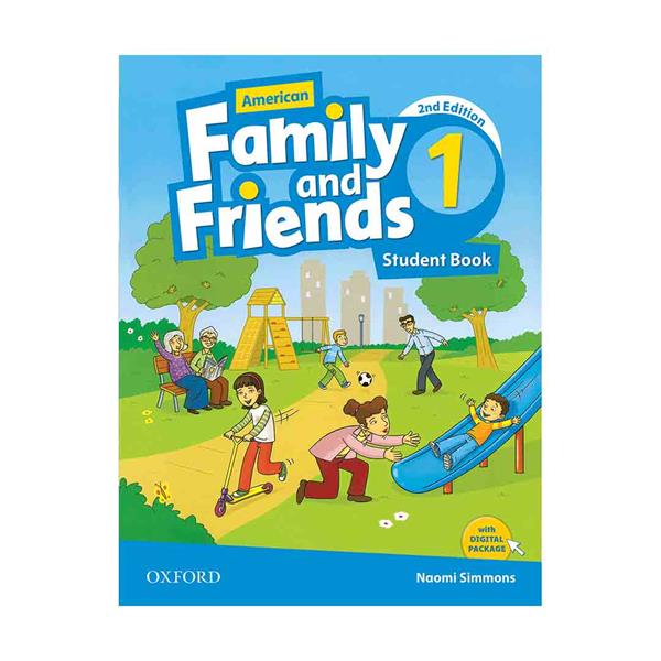 خرید کتاب American Family and Friends 2nd 1 SB+WB+CD+DVD