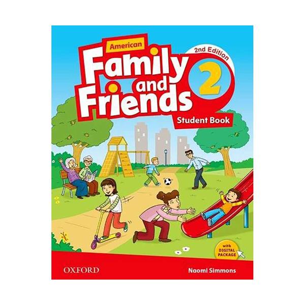 خرید کتاب American Family and Friends 2nd 2 (SB+WB+DVD)
