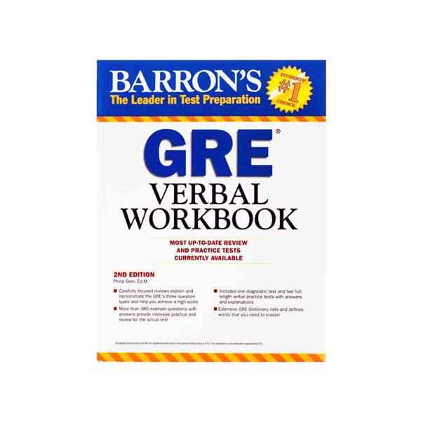 Barrons GRE Verbal Workbook  2nd Edition English Gre Book