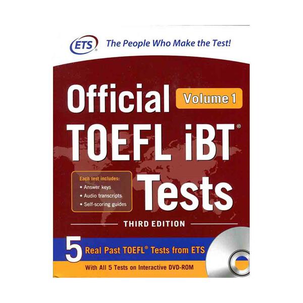 ETS Official TOEFL iBT Tests 3rd - Volume 1+ DVD