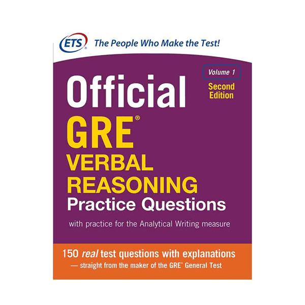 Official GRE Verbal Reasoning Practice Questions  English Gre Book
