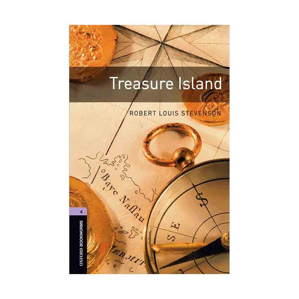 خرید کتاب Oxford Bookworms 4 Treasure Island+CD