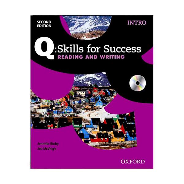 خرید کتاب Q Skills for Success Intro Reading and Writing 2nd + CD