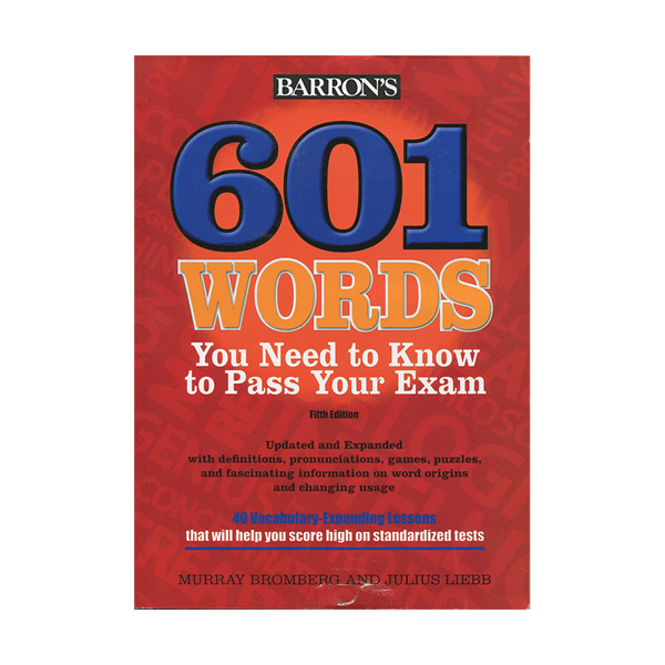 خرید کتاب 601Words You Need to Know to Pass Your Exam 5th edition