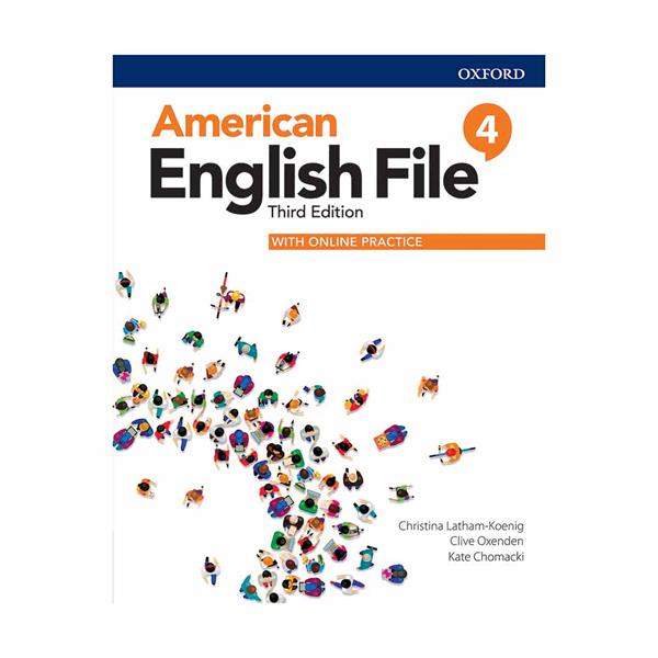 خرید کتاب American English File 4 Glossy Papers 3rd (SB+WB+DVD)